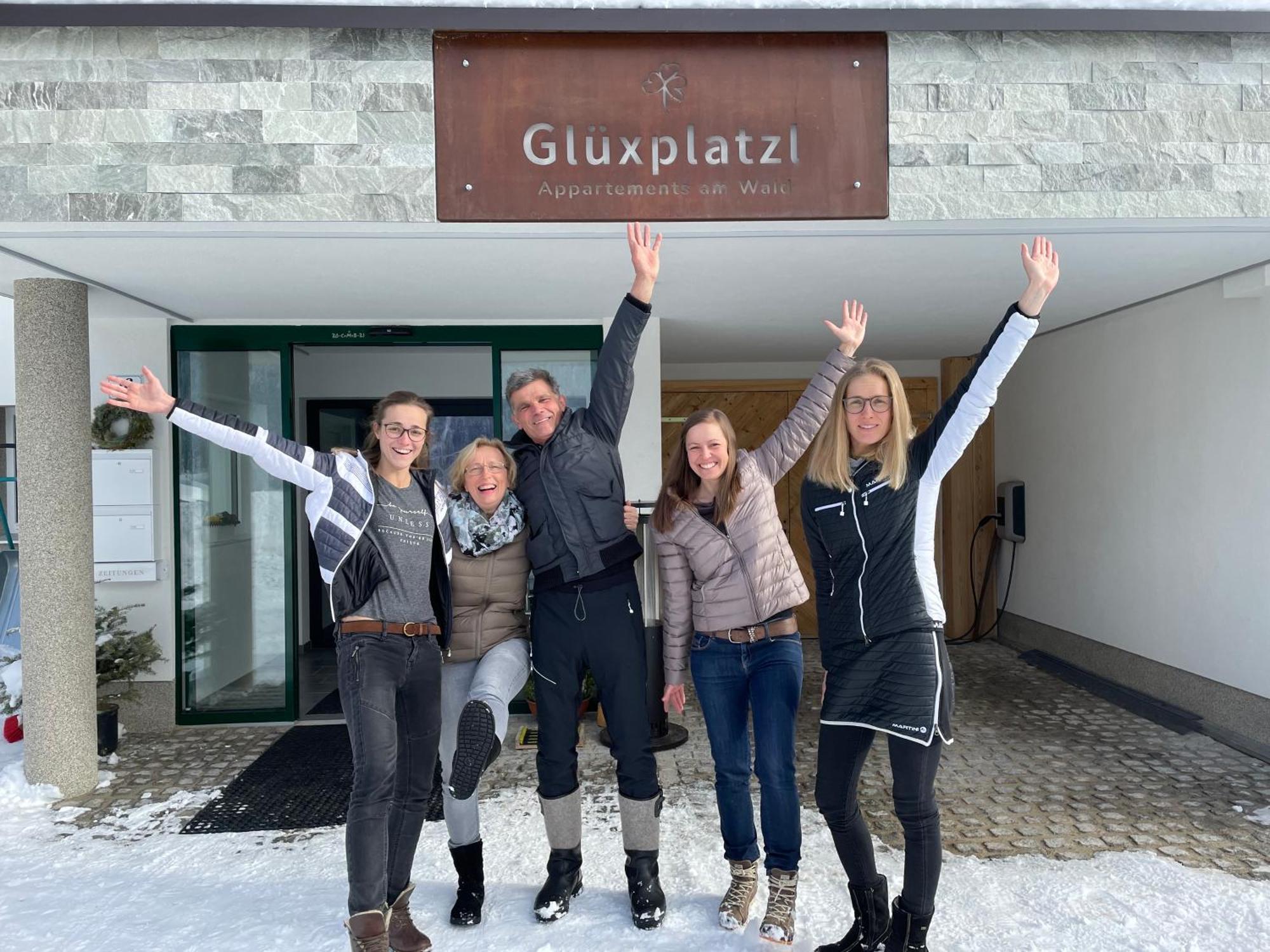 Gluexplatzl Appartements Am Wald Sankt Martin am Tennengebirge Exteriér fotografie